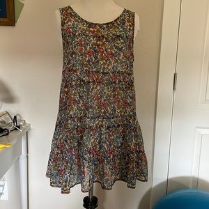 Sheer, floral dress